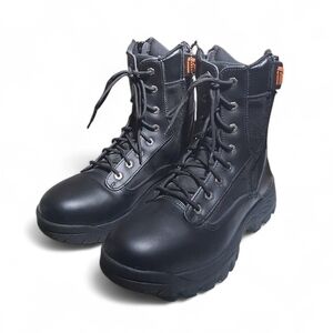 Milwaukee Leather MBM9110 Men's Size 10 Black Leather Swat Style-Tactical Boot